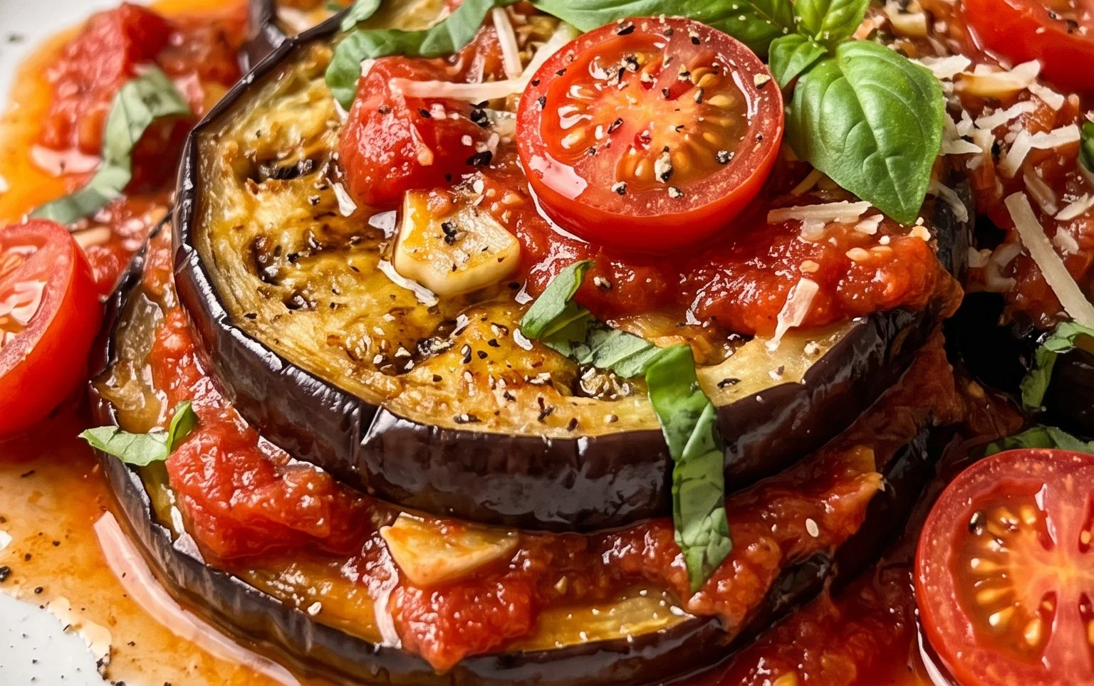 Melanzane alla pizzaiola in padella ( a crudo )