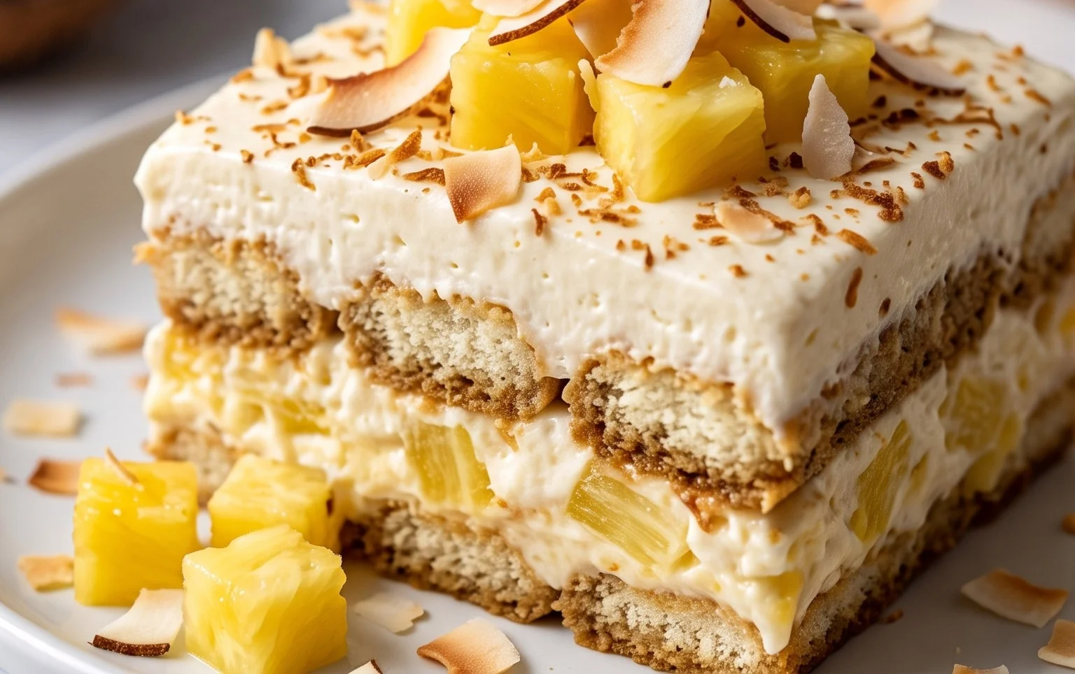 Tiramisu ananas coco	 