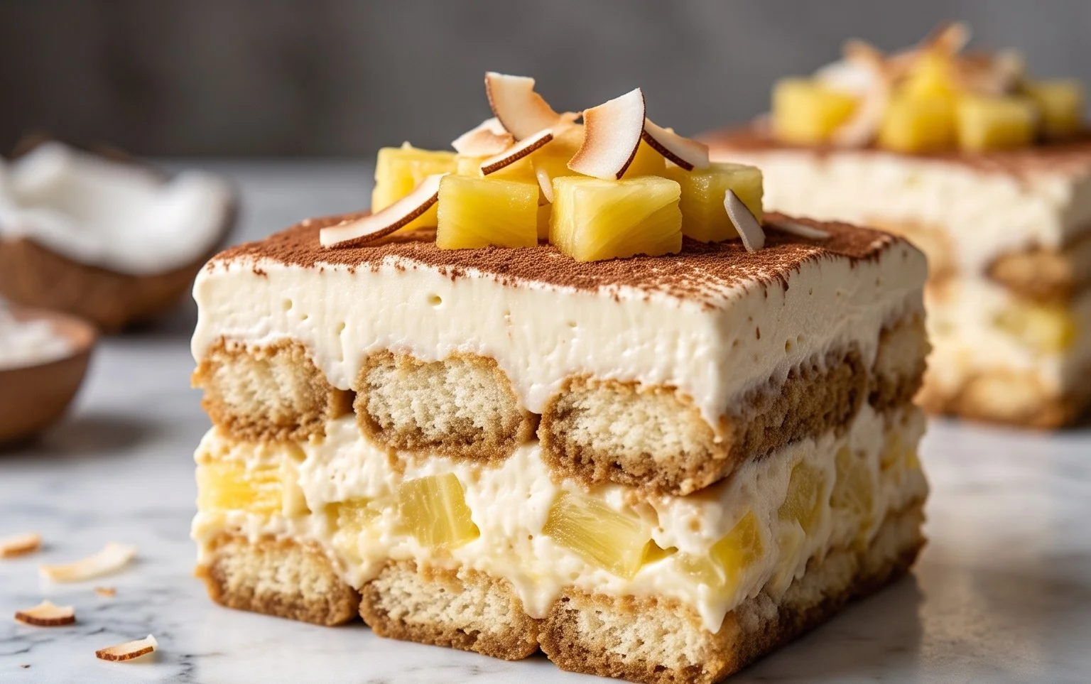 Tiramisu Ananas Coco : Voyage Tropical Facile et Gourmand