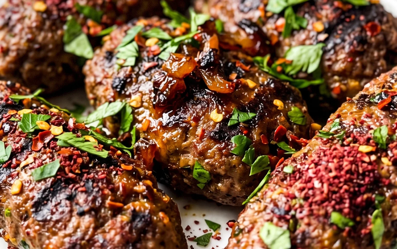 Brochettes de kefta à la marocaine, viande hachée épicée
