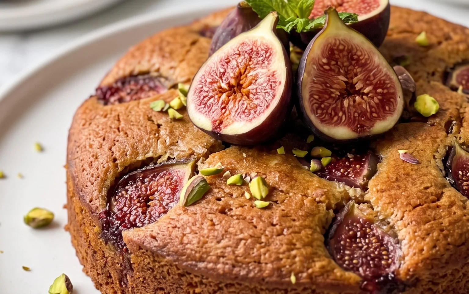 Cake moelleux aux figues fraiches